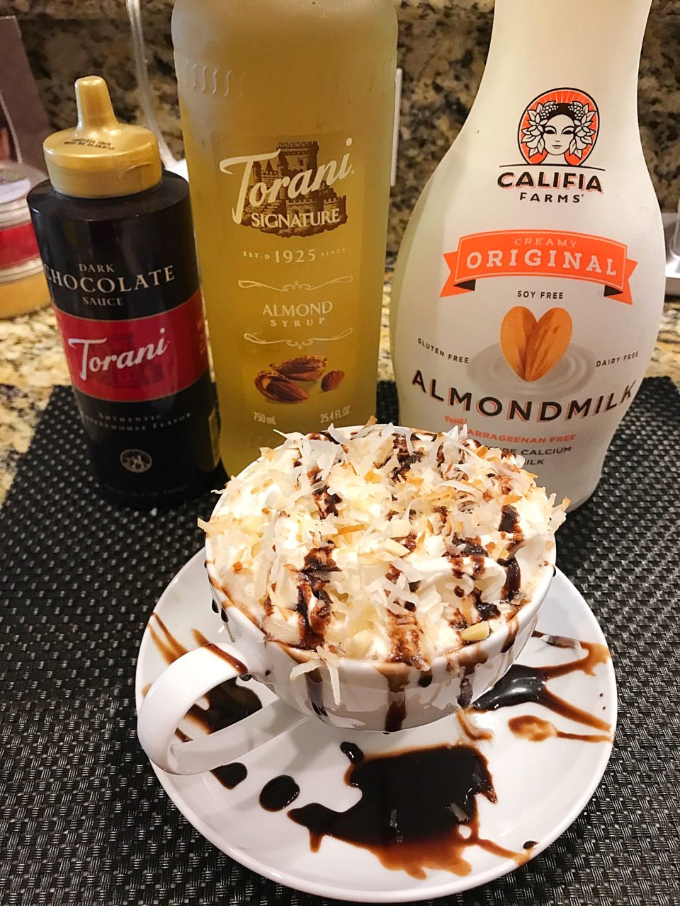 Torani Almond Joy Latte DA' STYLISH FOODIE