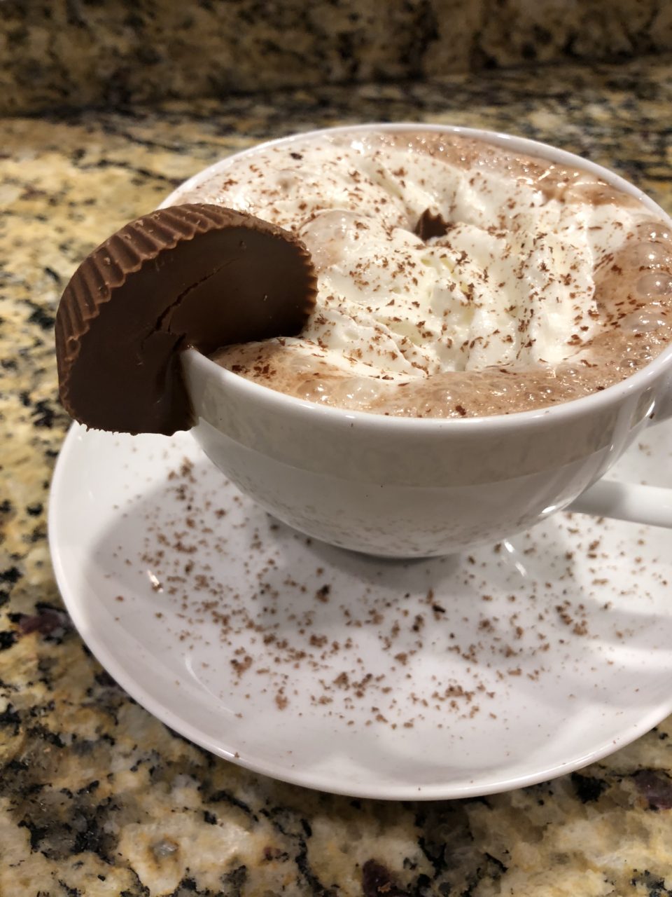 Reese's Peanut Butter Hot Chocolate DA' STYLISH FOODIE