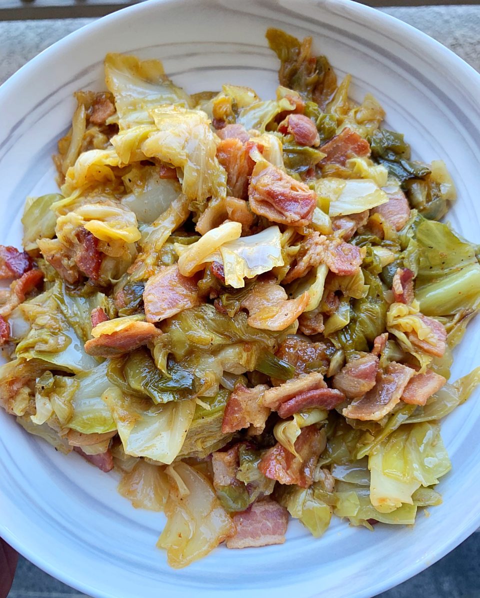 Cabbage & Bacon - Da' Stylish Foodie