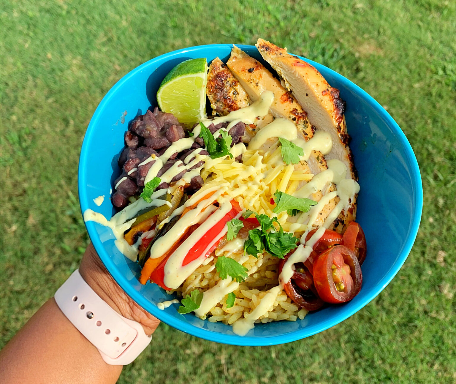 Cilantro Lime Chicken Bowl DA' STYLISH FOODIE