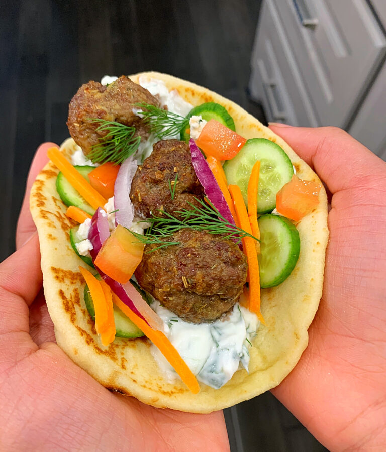 Lamb Meatball Gyro - DA' STYLISH FOODIE