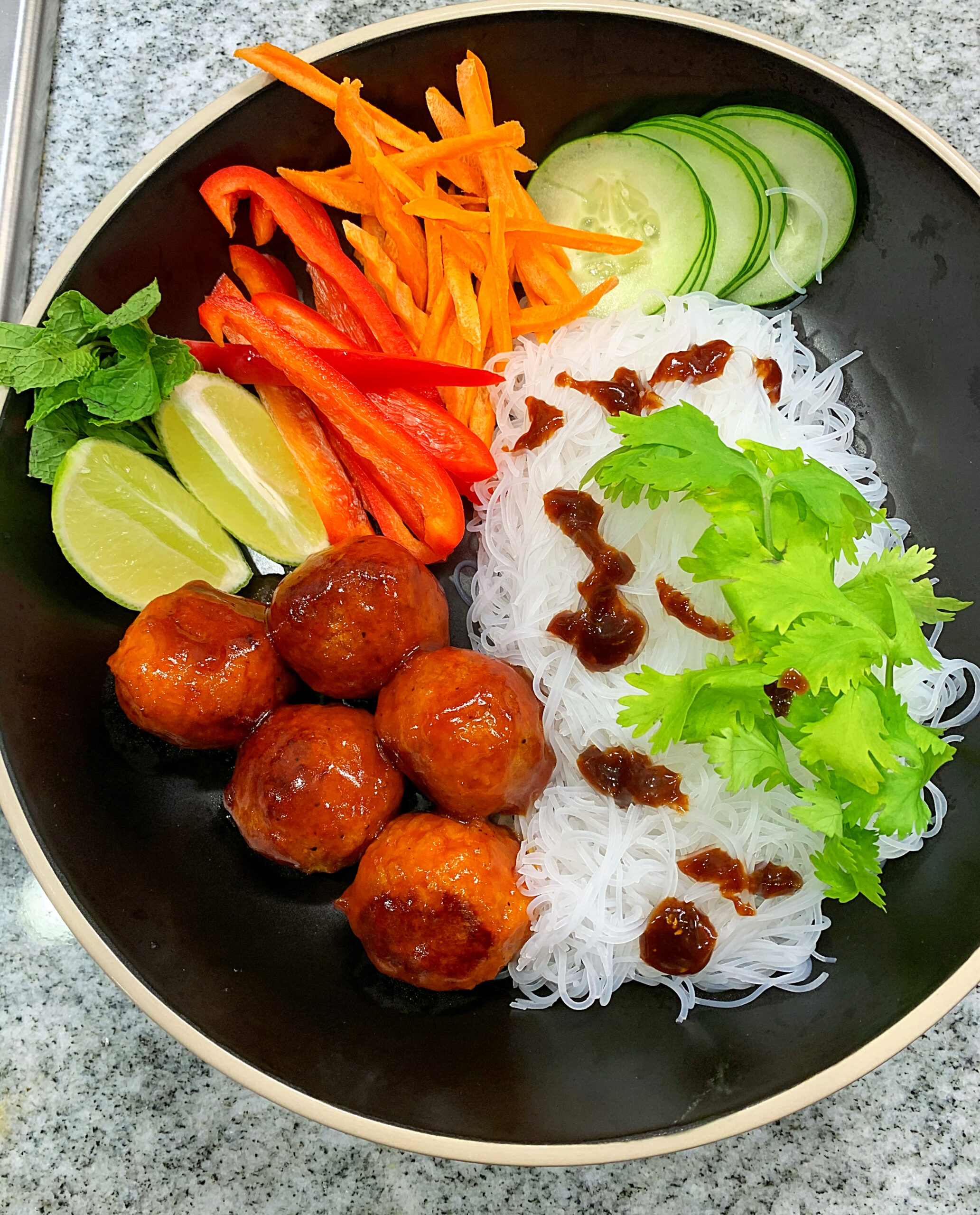 Meatless Vermicelli Bowl
