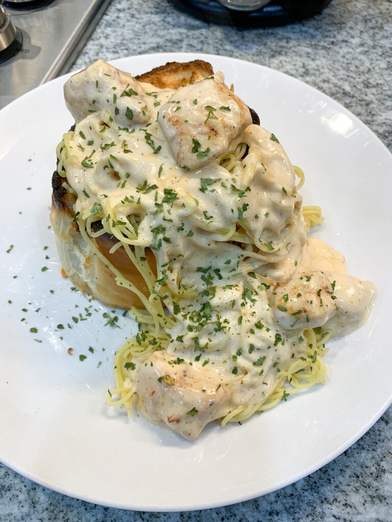 Chicken Alfredo Bowl DA' STYLISH FOODIE