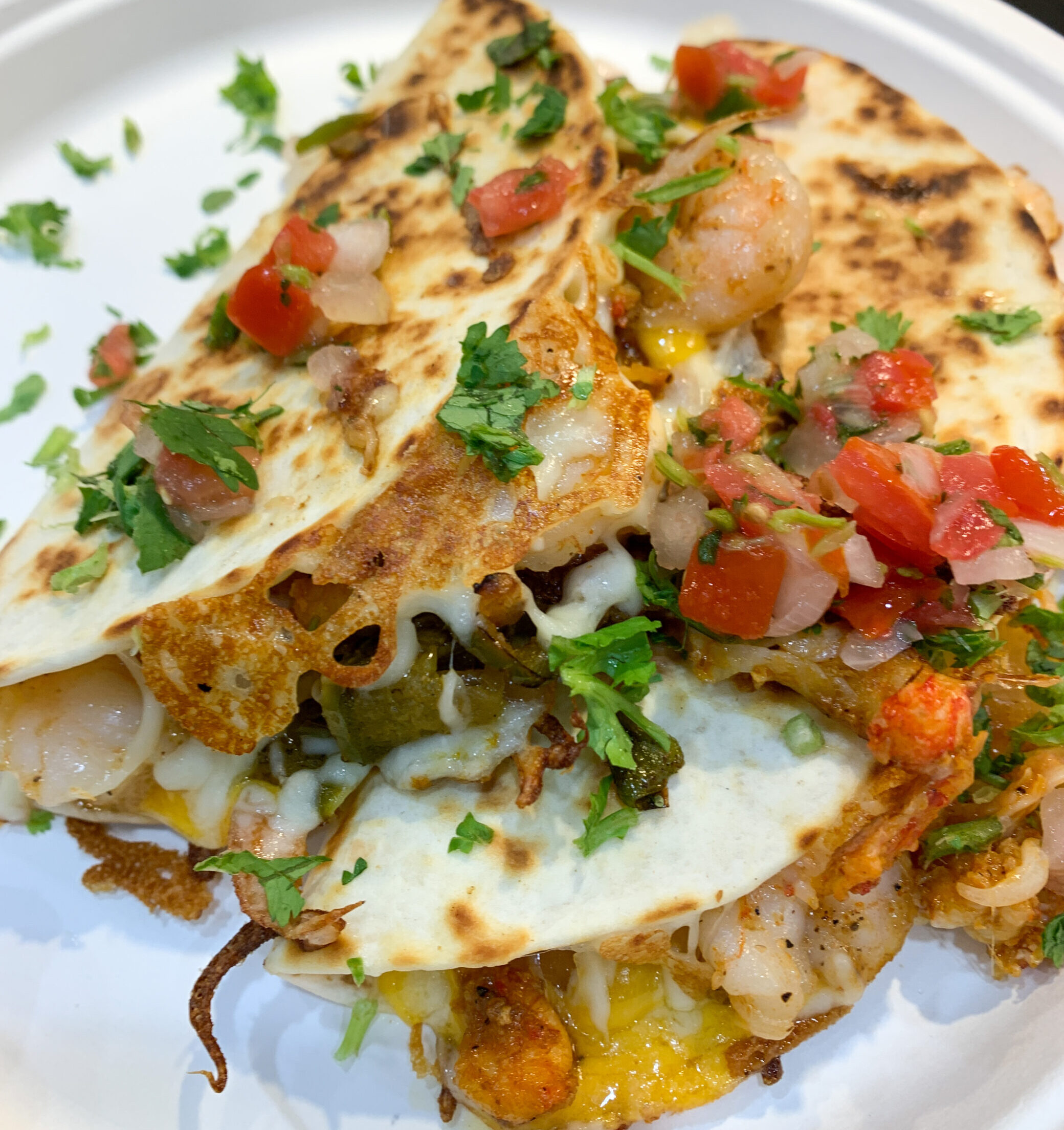 Shrimp & Crawfish Quesadilla