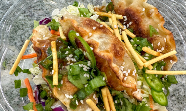 Spicy Dumpling Salad